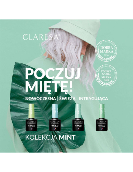 CLARESA MINT 2 vernis à ongles hybride -5g 