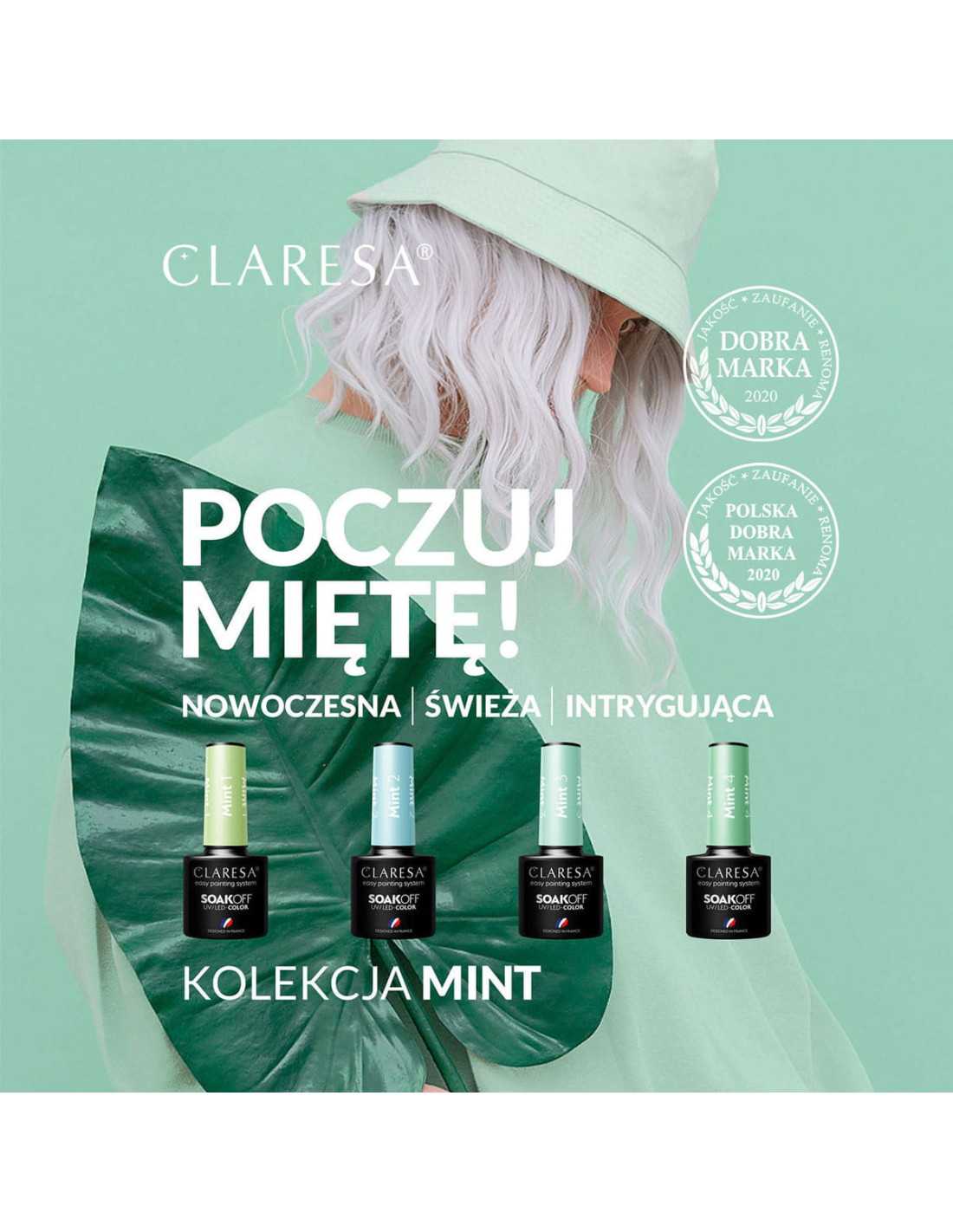 CLARESA Hybrid Nail Polish MINT 4 -5g 
