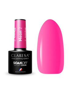 CLARESA Esmalte de uñas híbrido NEON 2 -5g