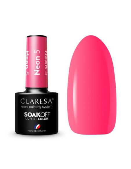 CLARESA Lakier hybrydowy NEON 5 -5g 