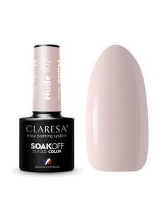 CLARESA Lakier hybrydowy NUDE 102 -5g 