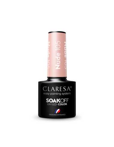CLARESA Hybrid Nail Polish NUDE 105 -5g 
