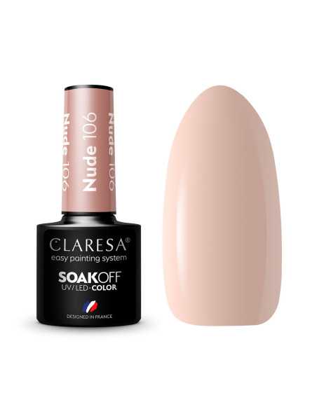 CLARESA Vernis à ongles hybride NUDE 106 -5g 