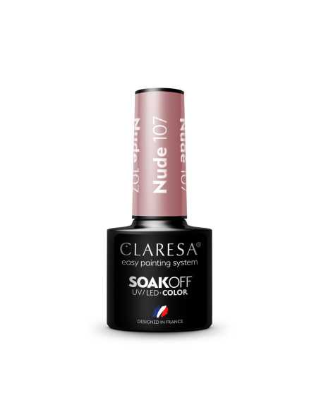 CLARESA Vernis à ongles hybride NUDE 107 -5g 