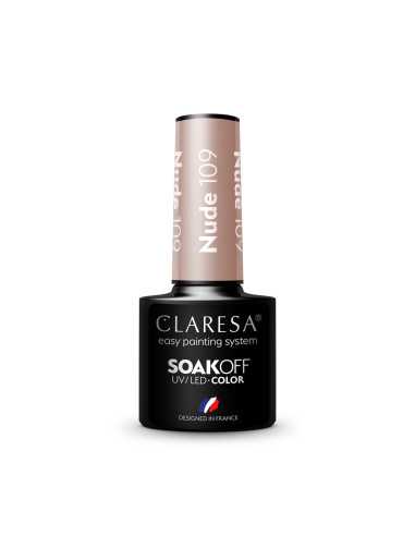 CLARESA Vernis à ongles hybride NUDE 109 -5g 
