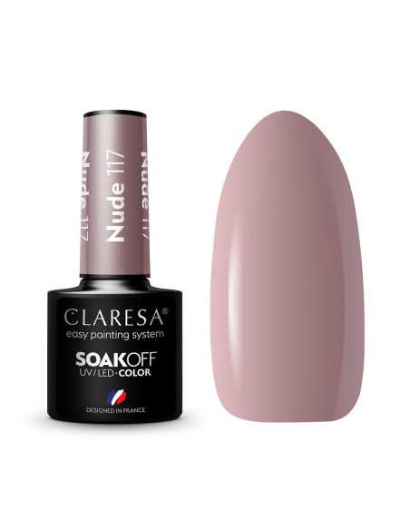 CLARESA Smalto per unghie ibrido NUDE 117 -5g