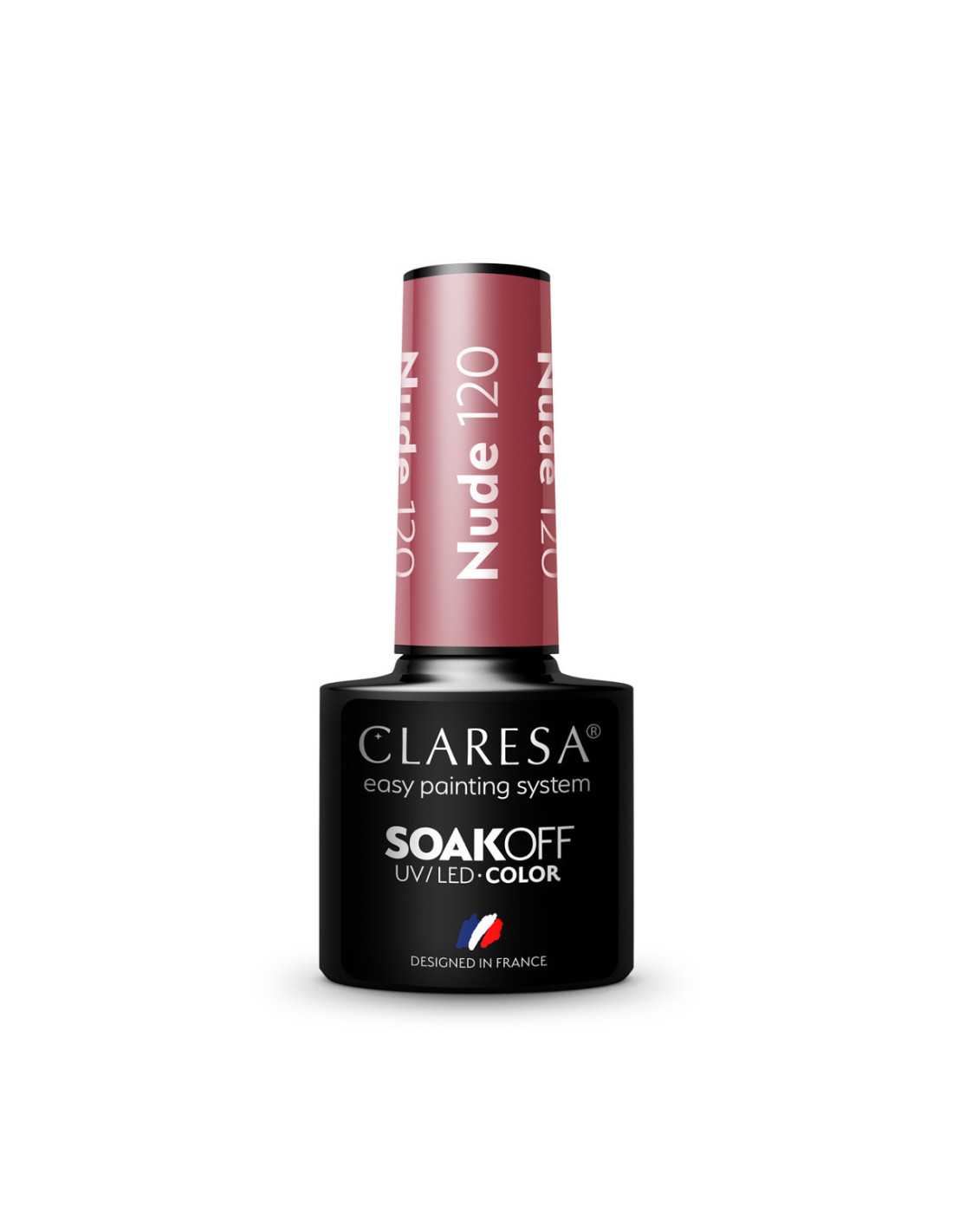 CLARESA Hybrid Nail Polish NUDE 120 -5g 