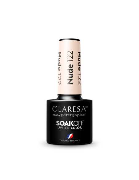 CLARESA Smalto per unghie ibrido NUDE 122 -5g