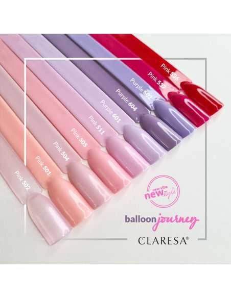 CLARESA Lakier hybrydowy PINK 504 -5g 