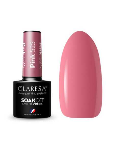 CLARESA Lakier hybrydowy PINK 525 -5g 