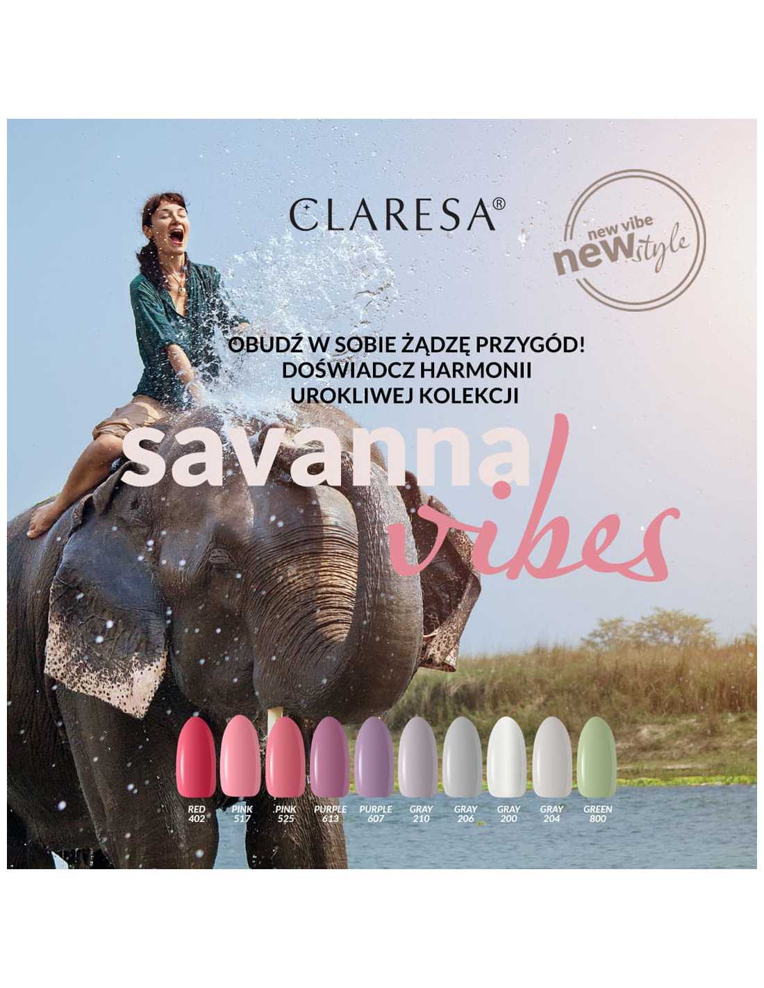 CLARESA Hybrid Nail Polish PINK 525 -5g 