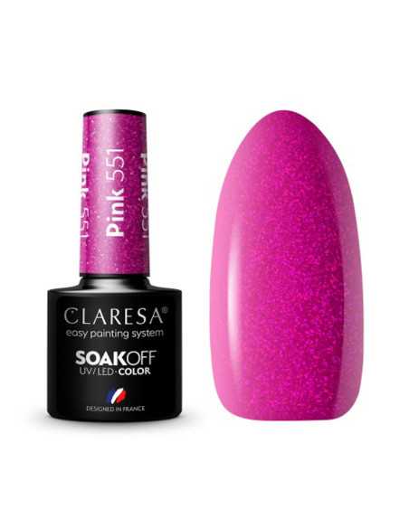 CLARESA Vernice ibrida ROSA 551 -5g