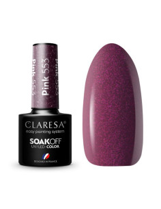 CLARESA Lakier hybrydowy PINK 553 -5g 