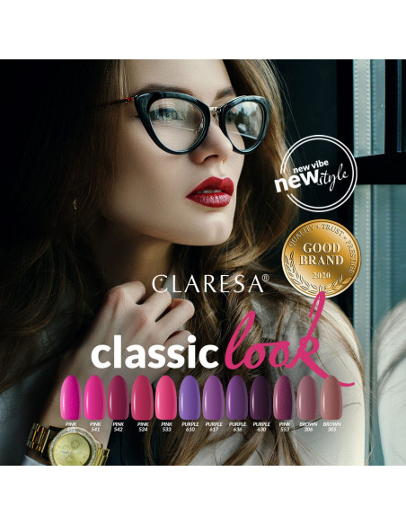 CLARESA Barniz Híbrido ROSA 553 -5g