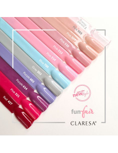 CLARESA Lakier hybrydowy PURPLE 614 -5g 2