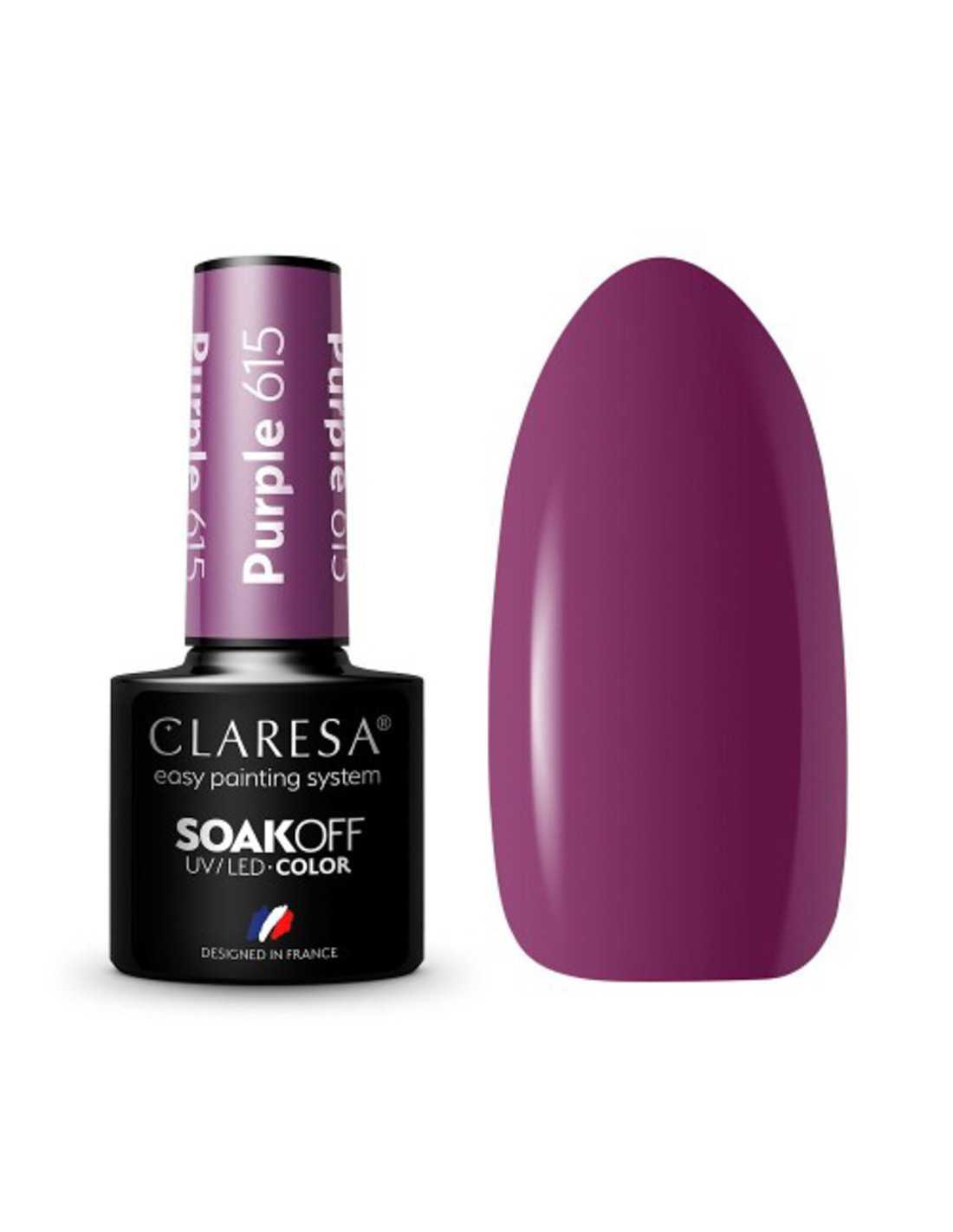 CLARESA Hybrid Varnish VIOLET 615 -5g 