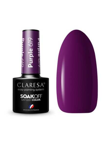 CLARESA Vernice ibrida VIOLA 619 -5g
