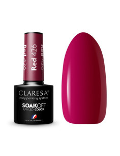 CLARESA Lakier hybrydowy RED 426 -5g 