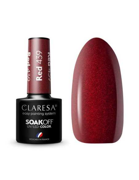 Vernis hybride CLARESA RED 439 -5g 