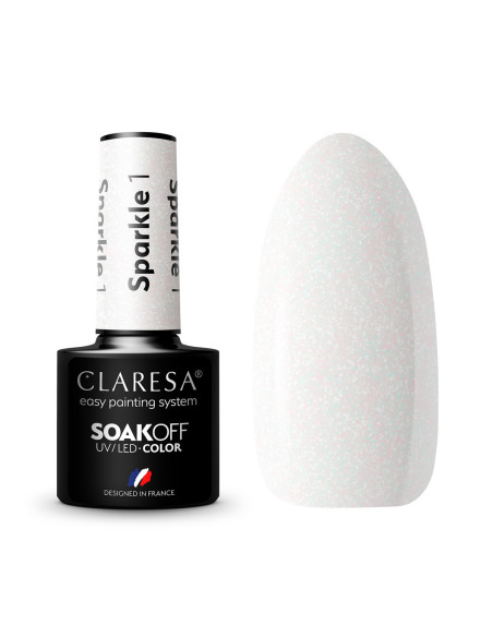 CLARESA Lakier hybrydowy SPARKLE 1 -5g 