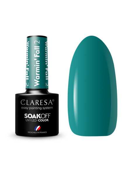 CLARESA Smalto per unghie ibrido WARMINFALL 2 -5g