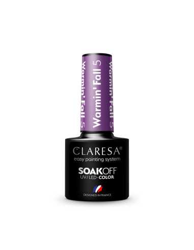 CLARESA Vernis à ongles hybride WARMINFALL 5 -5g 