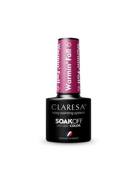 CLARESA Lakier hybrydowy WARMINFALL 6 -5g 