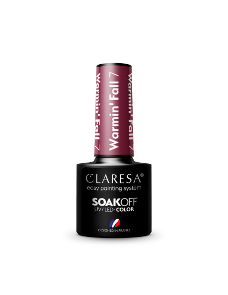CLARESA Esmalte de uñas híbrido WARMINFALL 7 -5g