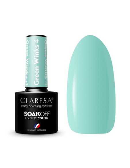 Vernice ibrida CLARESA GREEN WINKS 4 -5g