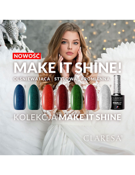 CLARESA Lakier hybrydowy Make It Shine! 7 -5g 