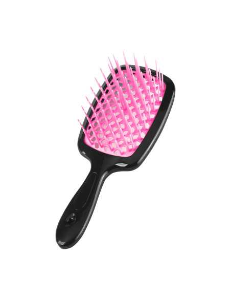 Brosse à cheveux noire et rose HS 