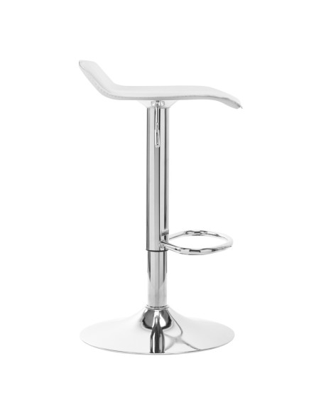 4Rico Taburete de bar QS-B08 blanco