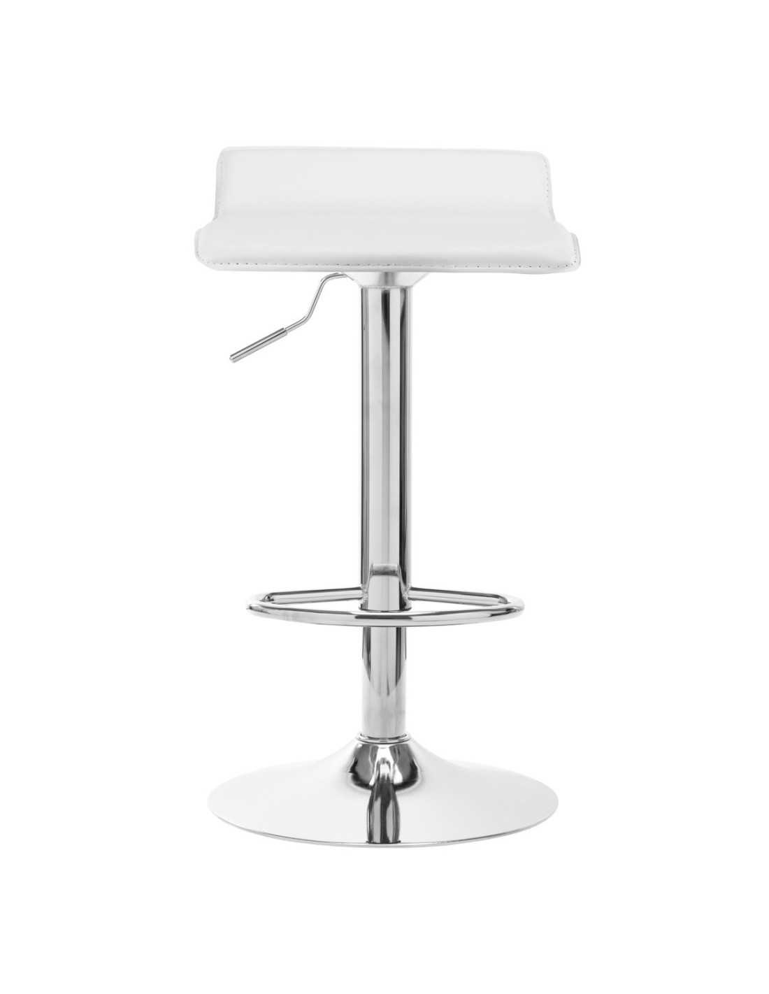 4Rico Tabouret de bar QS-B08 blanc 