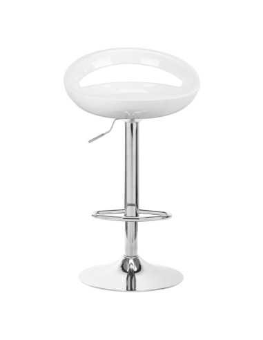 4Rico Taburete de bar QS-B01 blanco 