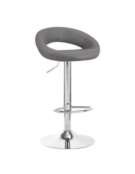 4Rico Sgabello da bar QS-B10 grigio