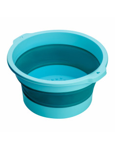 Bol de pédicure pliable bleu 