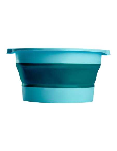 Bol de pédicure pliable bleu 