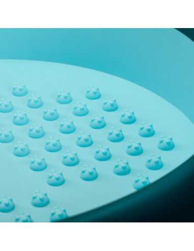 Ciotola per pedicure pieghevole blu