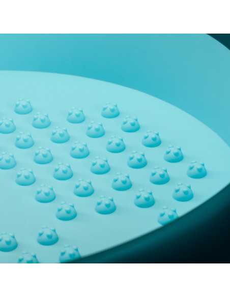 Bol de pédicure pliable bleu 