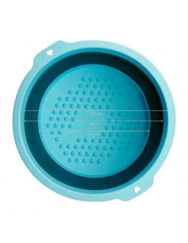 Ciotola per pedicure pieghevole blu
