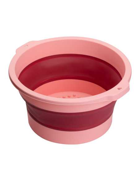 Bol de pédicure pliable rose 