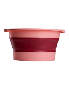 Bol de pédicure pliable rose  2