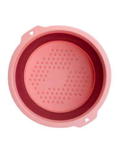 Bol de pédicure pliable rose 