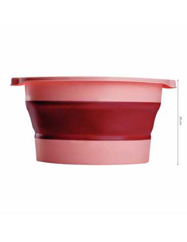 Bol de pédicure pliable rose 
