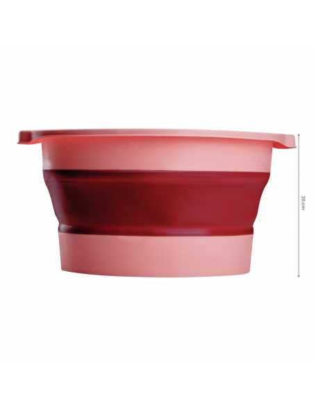 Bol de pédicure pliable rose 