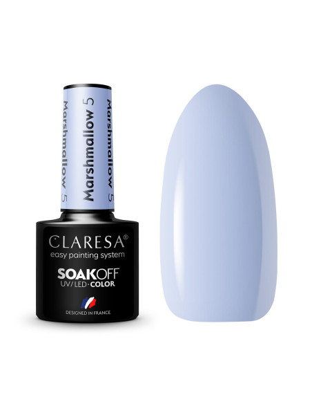 CLARESA barniz híbrido MARSHMALLOW 5 5g