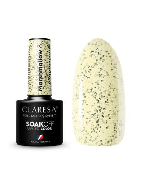 CLARESA vernis hybride MARSHMALLOW 8 5g 