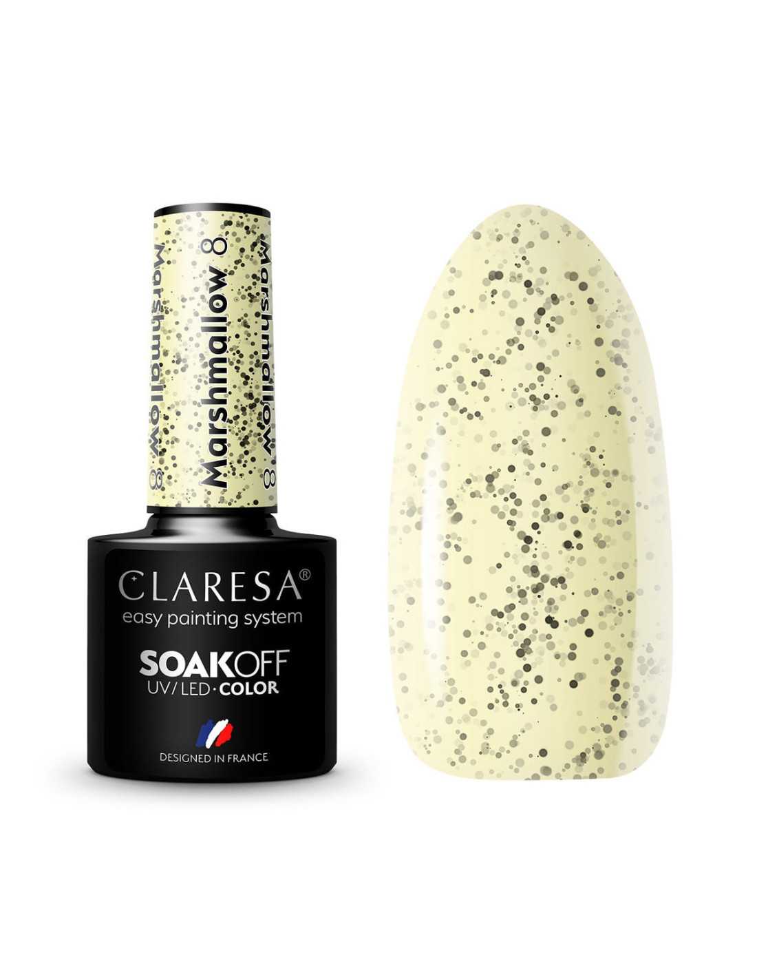 CLARESA MARSHMALLOW 8 hybrid varnish 5g 
