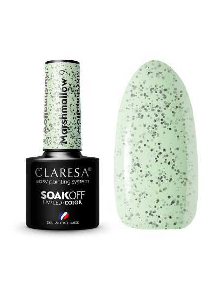CLARESA barniz híbrido MARSHMALLOW 9 5g