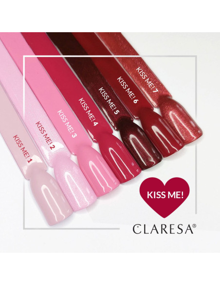 Esmalte híbrido CLARESA Kiss Me! 4 -5g